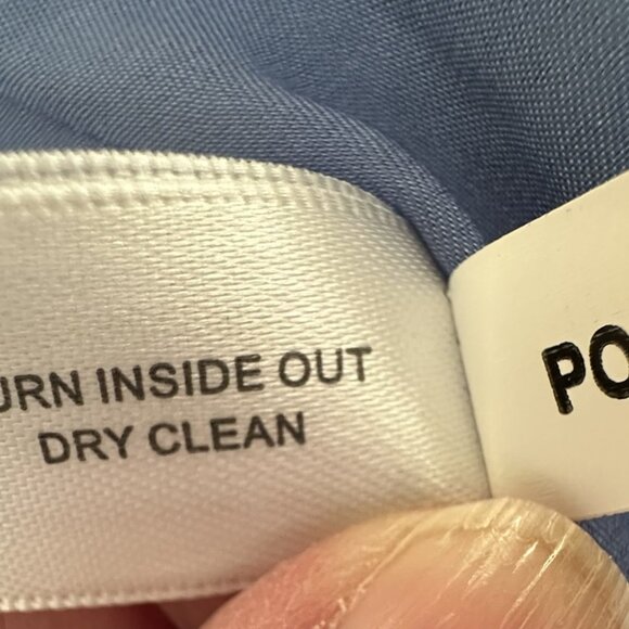 Boston Proper, Vintage jacket, Two tone blue, Size 16 - Picture 14 of 16